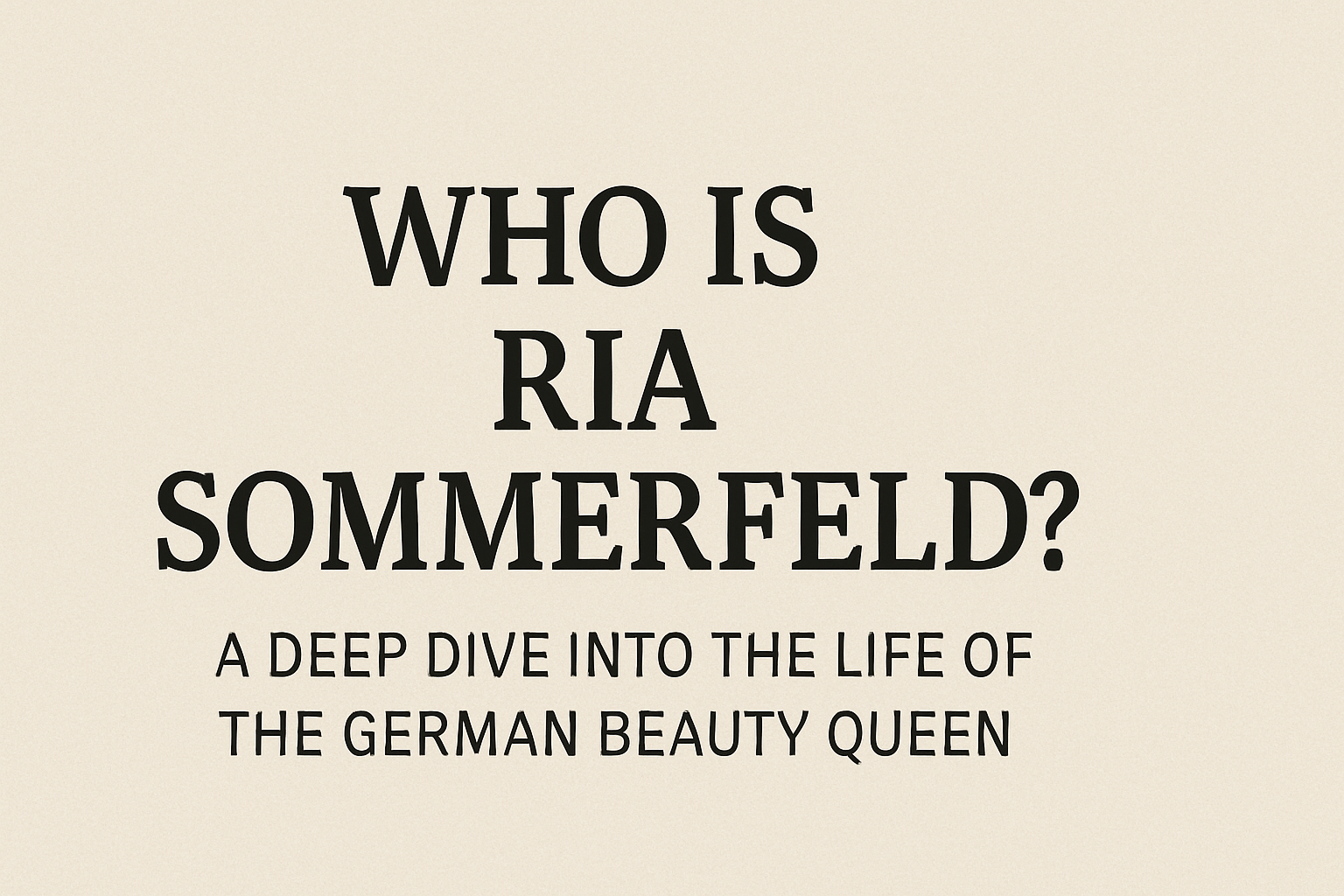 Ria Sommerfeld