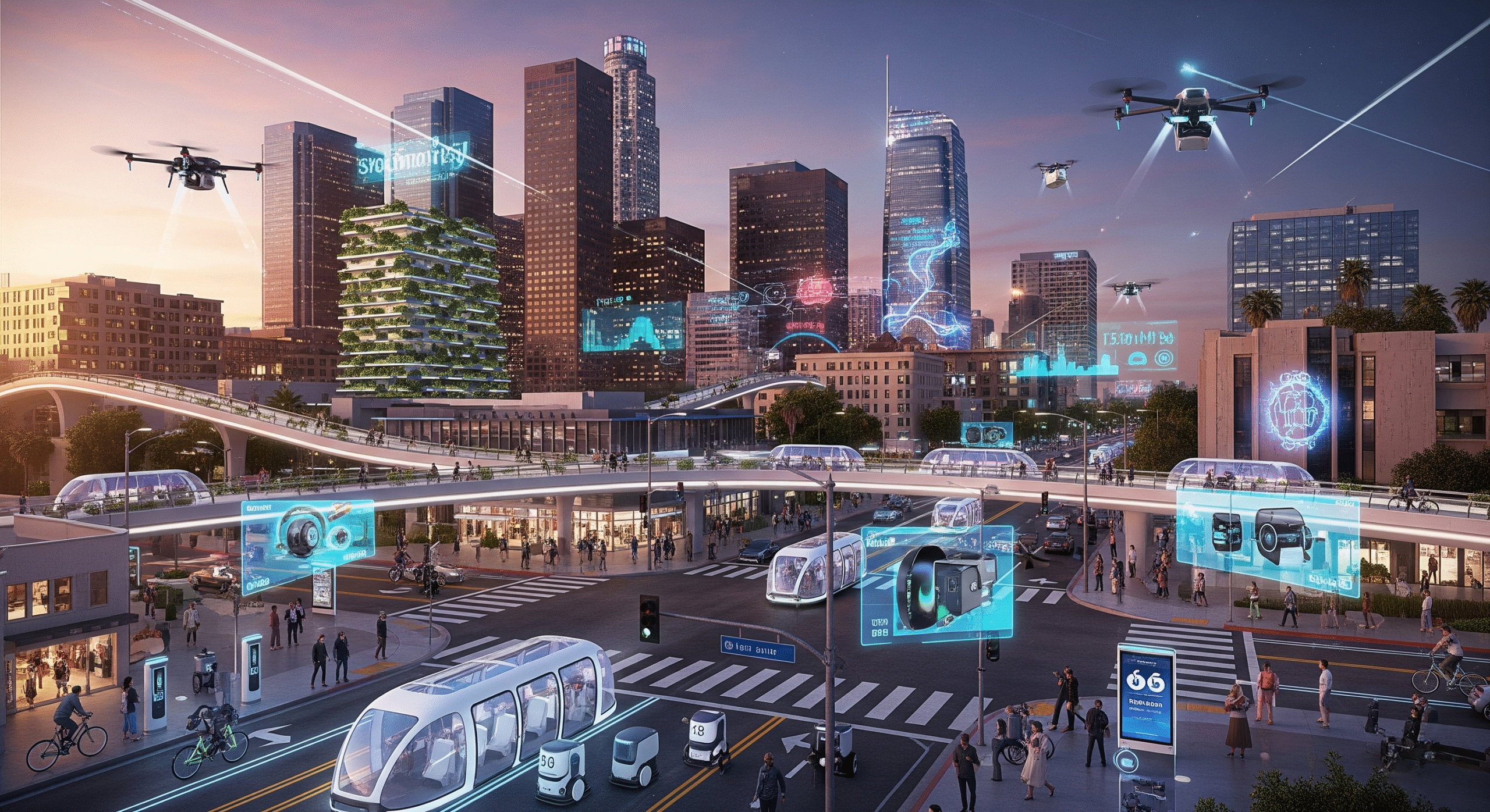 Smart city la 2028